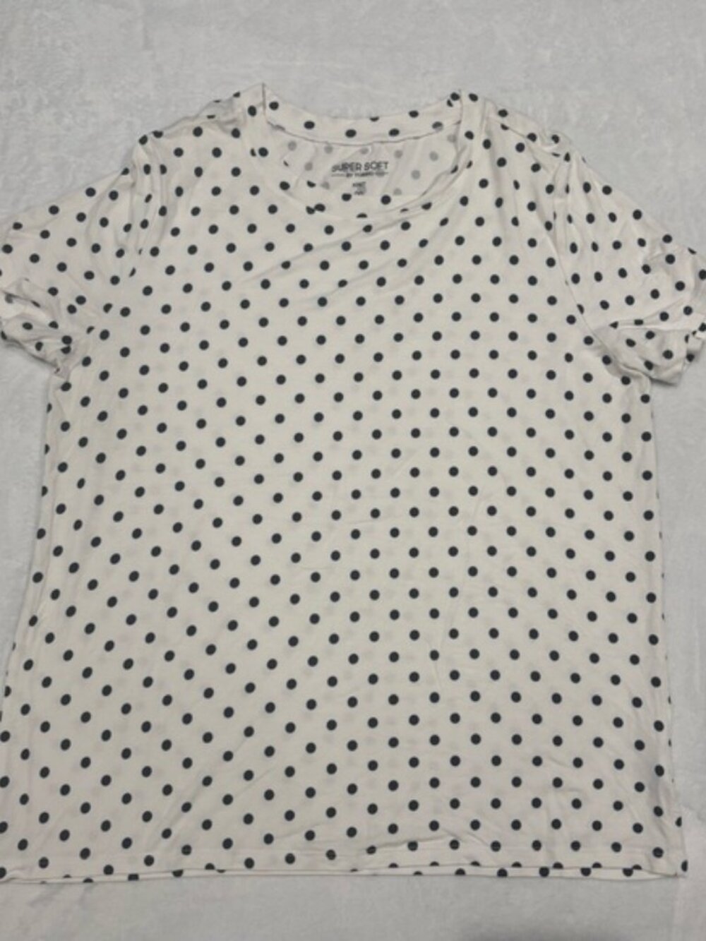 Torrid White Polka Dot T-Shirt